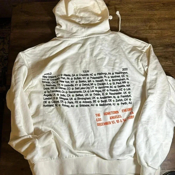 2022 Billie Eilish Happier Than Ever World Tour Hoodie Sweatshirt Small - Picture 8 of 11